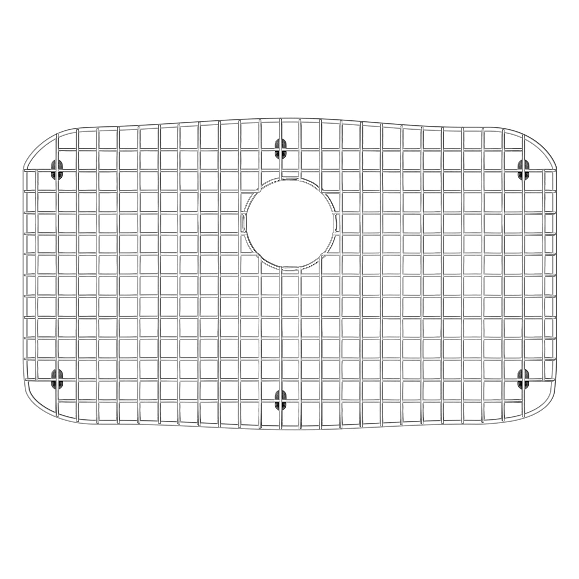 Whitehaus Collection WHNCUS2917G Stainless Steel Kitchen Grid Organizer - Perfect for Pantry, Cabinet, and Countertop Storage