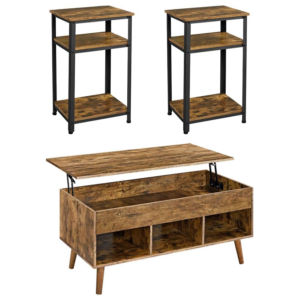 Yaheetech 3-Piece Lift-Top Coffee Table Set with Storage - 47