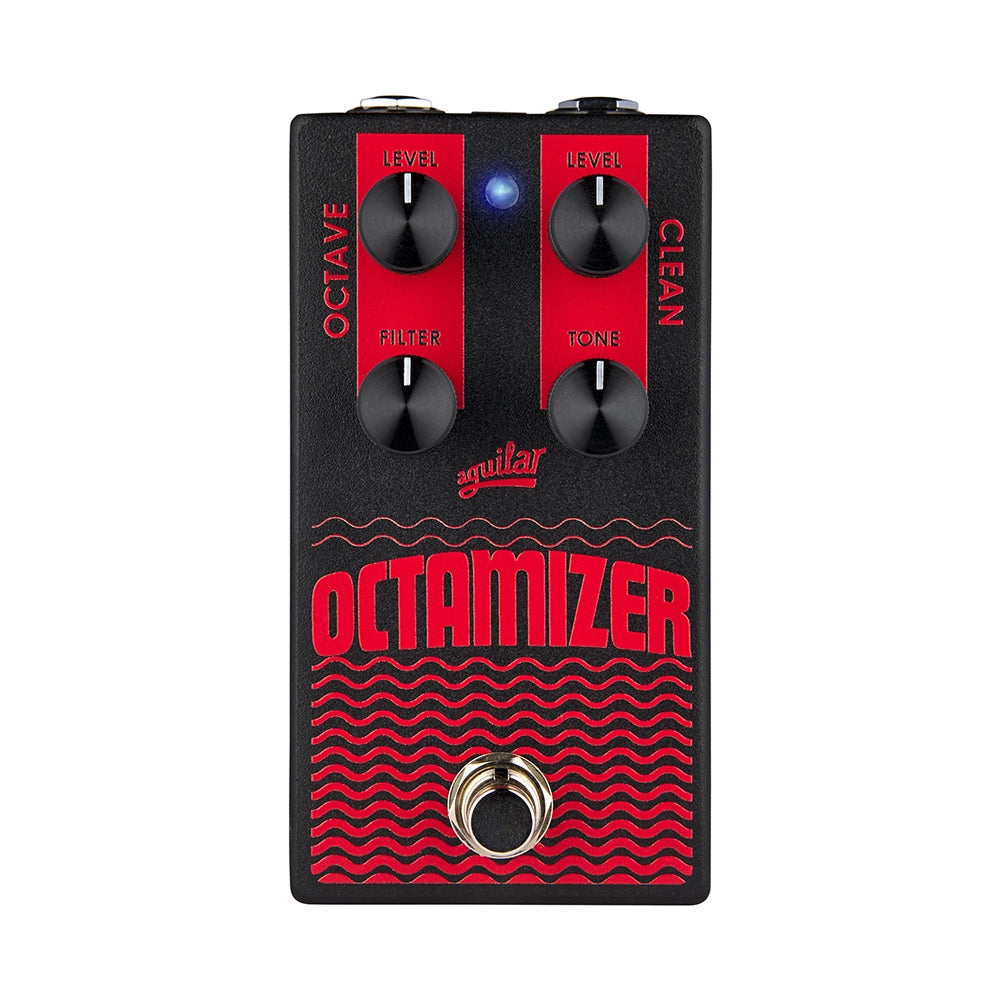 Aguilar Octamizer V2 Analog Bass Octave Pedal - Vintage Tone Guitar Effects Pedal for Bass Players - Perfect for Live Performances & Studio Recording
