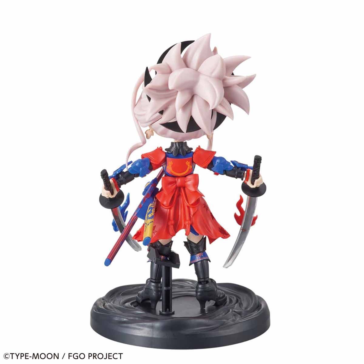 Bandai Petitrits #05 Fate/Grand Order Saber - Miyamoto Musashi Action Figure Model Kit for Anime Collectors & Display