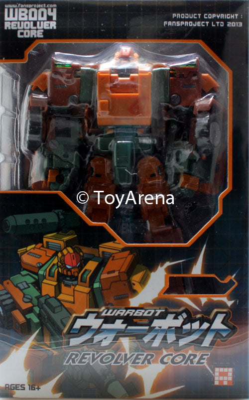 Fansproject Warbot WB 004 Revolver Core Transformers Action Figure - Collectible Robot Toy for Adults & Kids - Perfect for Display, Play and Transformers Fans Collection