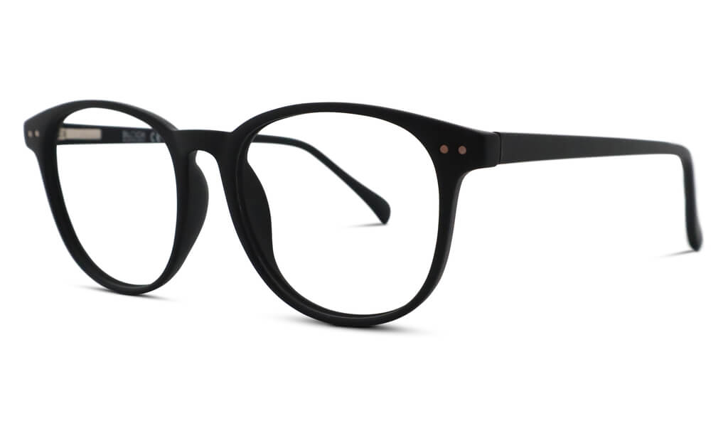 ScreenTime Billie Blue Light Blocking Computer Glasses - Anti-Eye Strain Gaming & Reading Glasses for Men & Women - Matte Black Frame for Office, Gaming & Digital Device Use