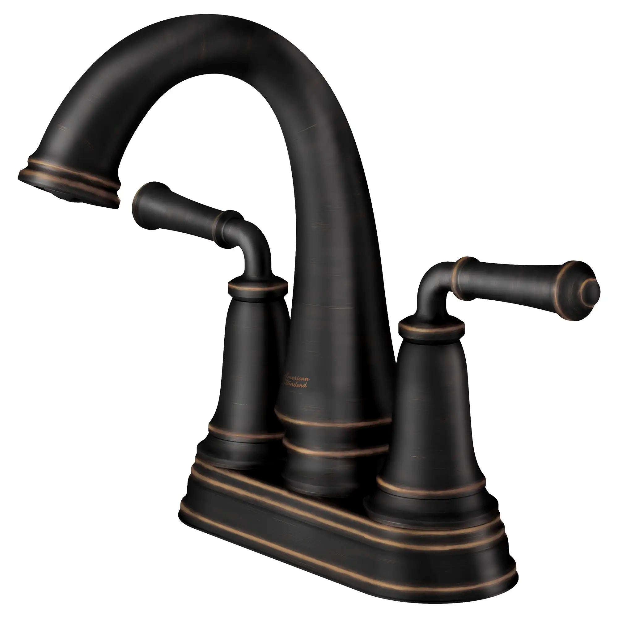Delancey® 4 Inch Centerset 2 Handle Bathroom Faucet - 1.2 GPM/4.5 LPM Water-Saving Design with Lever Handles - Perfect for Small Bathrooms, Powder Rooms & Guest Baths