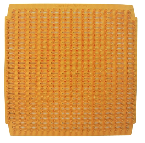 4 Pack Sunset Wheat Plastic Egg Nesting Box Pads - Durable & Eco-Friendly Egg Cushioning for Chicken Coops, Farms, and Poultry Supplies (Perfect for Egg Storage & Protection)