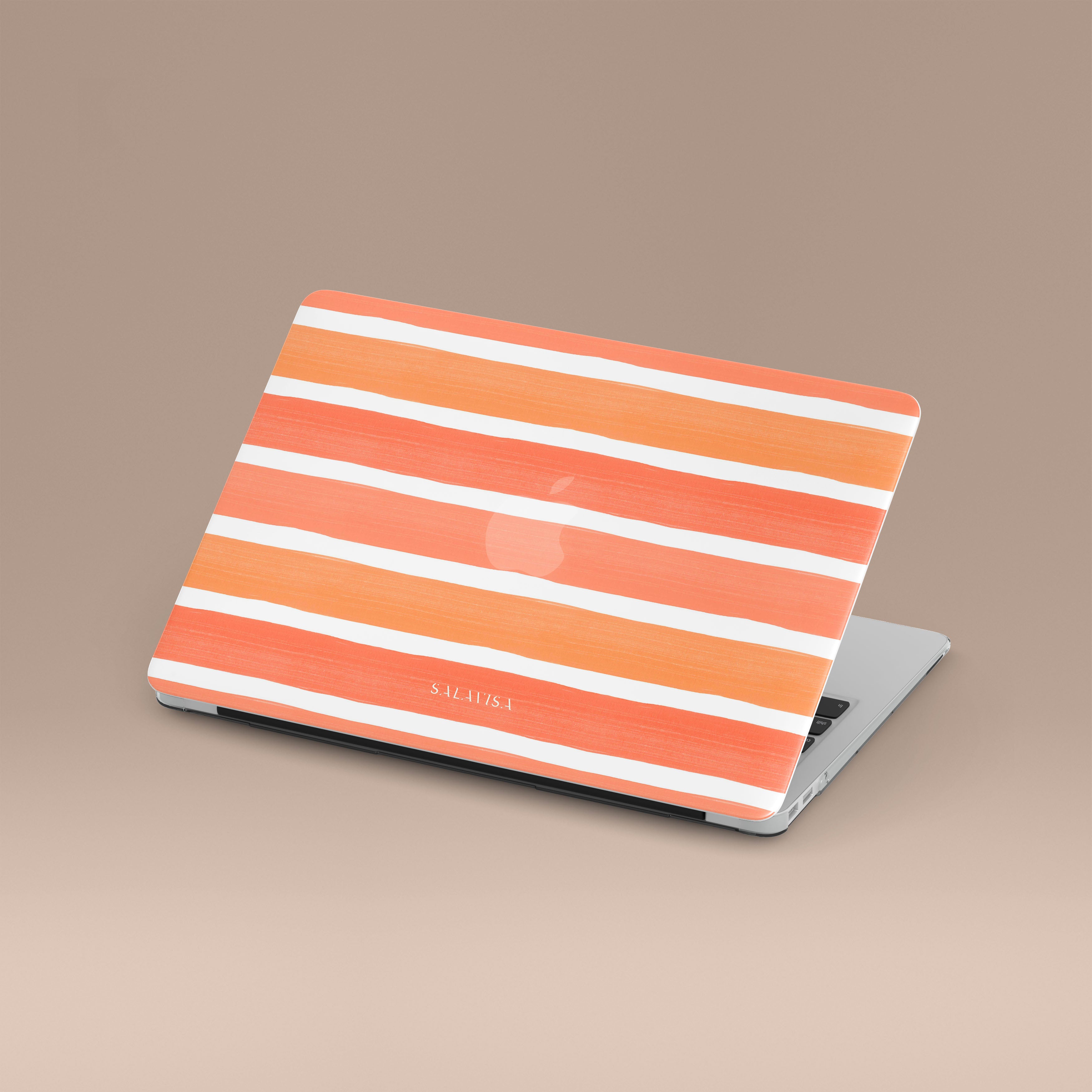 Sunset Stripes MacBook Case - Stylish Protective Cover for MacBook Air & Pro - Perfect for Work, Travel & Everyday Use