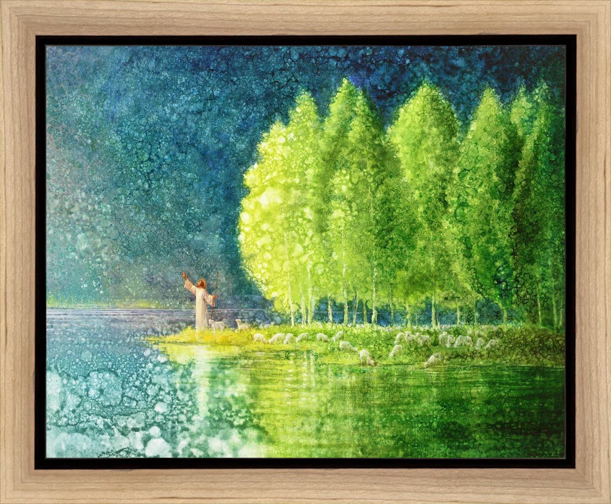 Beside Still Waters Gallery Wrap Canvas Art - Handmade Wall Decor for Living Room, Bedroom & Office - Perfect for Home, Gifts & Interior Design
