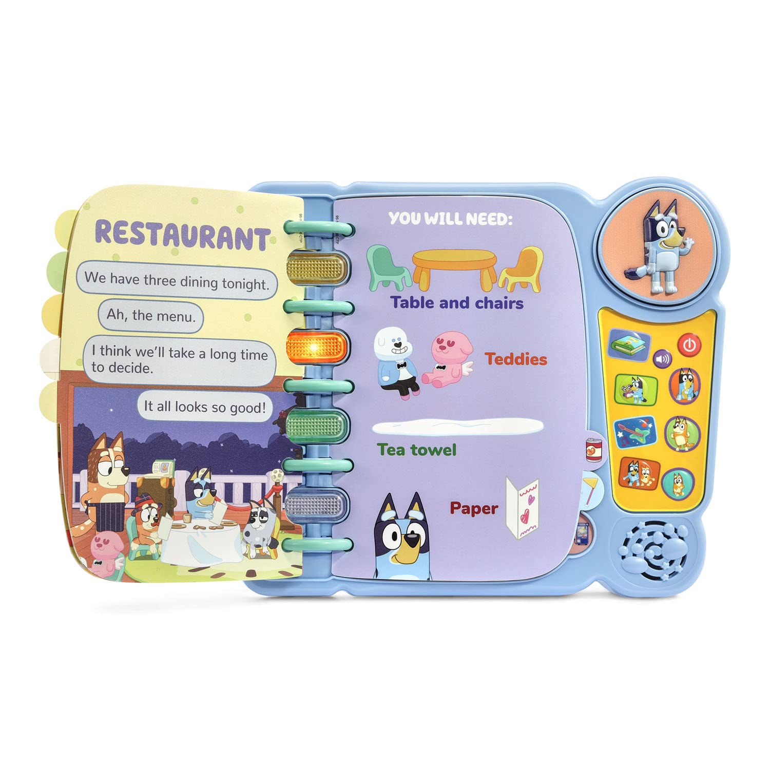 VTech Bluey's Book of Games - Interactive Learning Toy for Kids Ages 3-6 | Fun Educational Games with Bluey Characters | Perfect for Playtime, Travel & Family Bonding