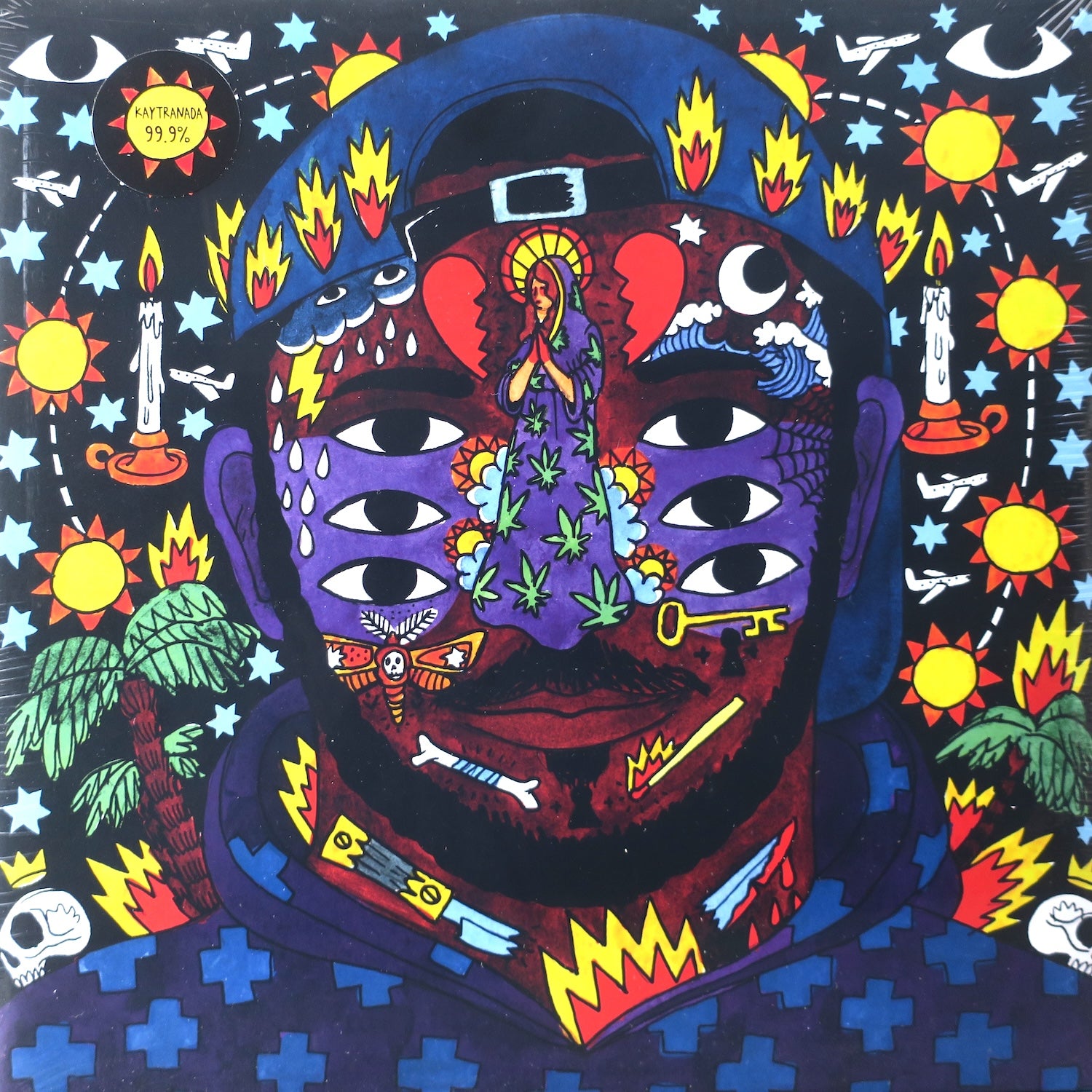 KAYTRANADA '99.9%' Vinyl Record 2LP - Limited Edition Double LP for Music Collectors & DJs - Perfect for Home Listening, Parties & Studio Mixing
