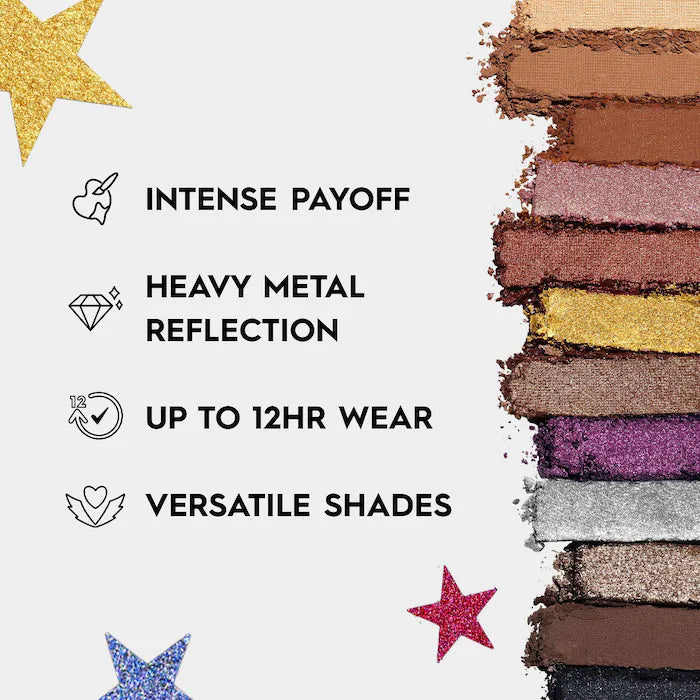 Urban Decay NAKED METAL MANIA Eyeshadow Palette - Metallic & Shimmer Eyeshadows for Smoky & Glam Makeup Looks | Perfect for Parties, Date Nights & Special Occasions