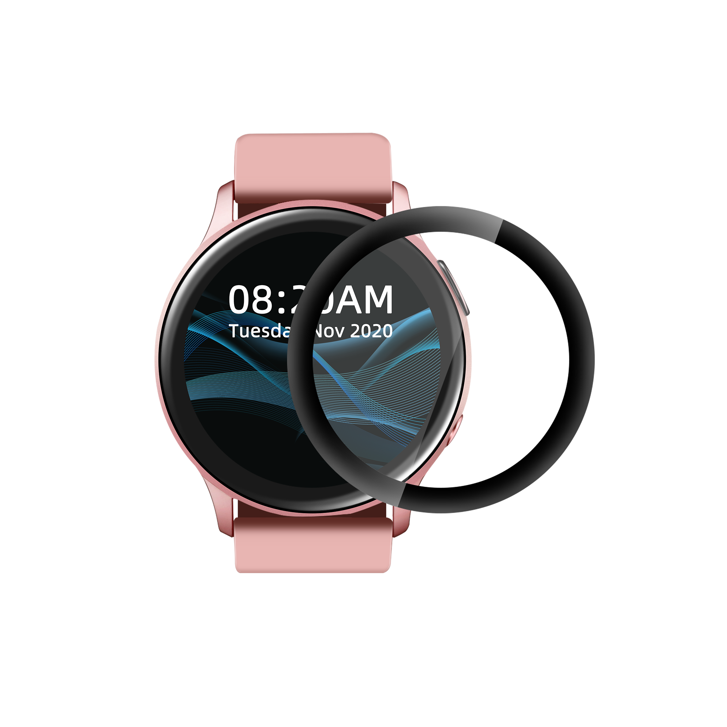 Premium Tempered Glass Screen Protector for Samsung Galaxy Watch Active2 (40mm) - 2 Pack - Anti-Scratch, Bubble-Free, HD Clear - Perfect for Workouts, Running & Outdoor Activities