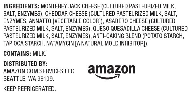 Happy Belly Shredded Mexican Four Cheese Blend - 8 oz | Authentic Mexican Cheese for Tacos, Nachos & Quesadillas | Perfect for Family Dinners & Party Snacks