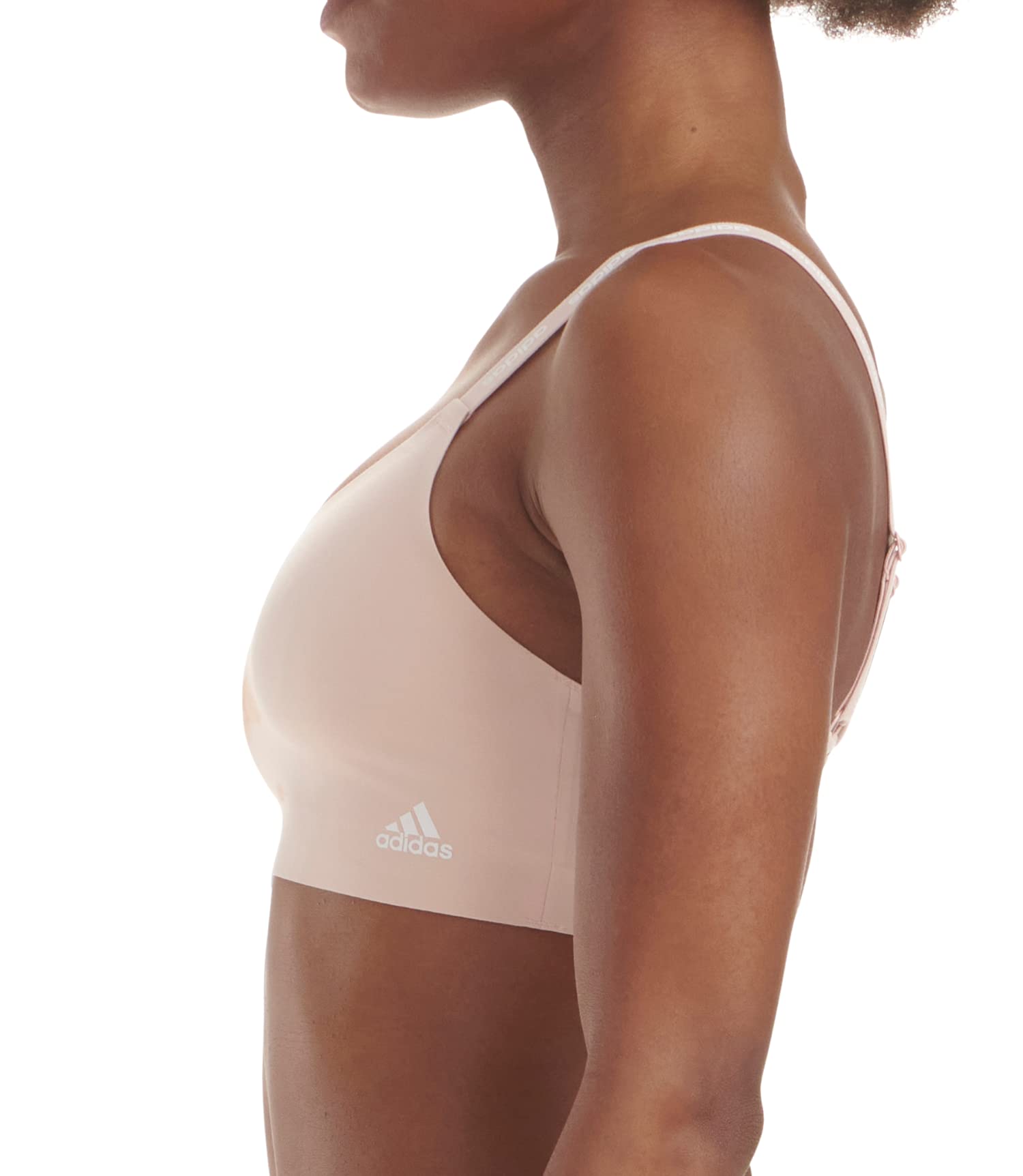 Adidas Women's Micro Flex Wireless Seamless Sports Bra - Comfortable Yoga & Lounge Wear for Workouts, Running & Relaxation