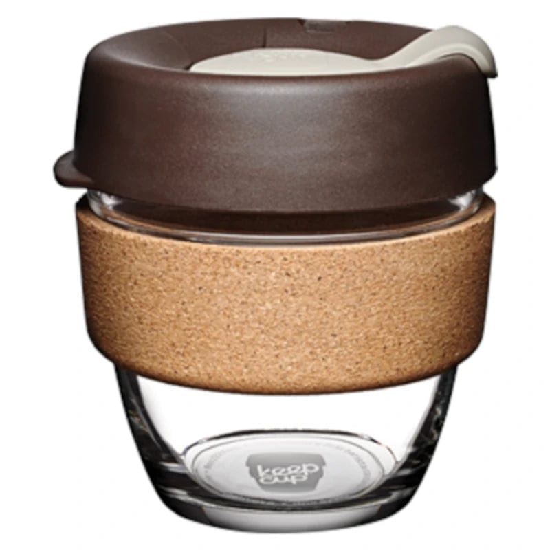 KeepCup Brew Cork 8oz Reusable Coffee Cup - Eco-Friendly Travel Mug for Hot & Cold Drinks - Perfect for Office, Commute, and Outdoor Adventures