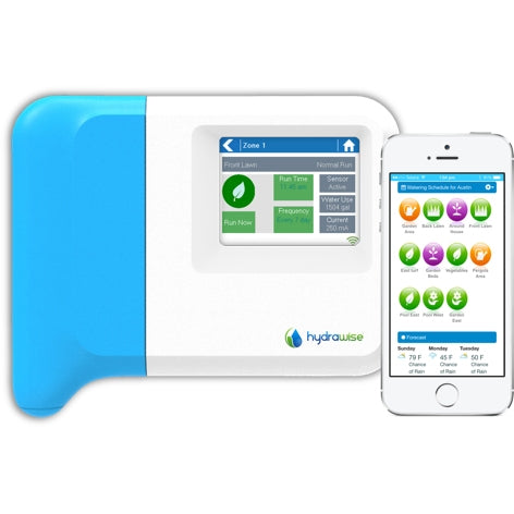 Hunter HC600I Hydrawise 6-Station Indoor WiFi Irrigation Controller - Smart Watering System for Home Gardens & Lawns