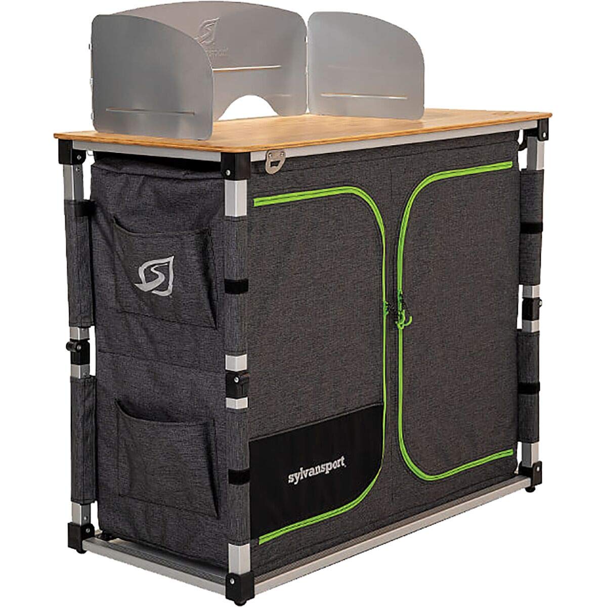 SylvanSport Portable Camp Kitchen for Outdoor Cooking | Compact & Easy Cleanup | Perfect for Camping, Tailgating, BBQs & Glamping | Essential Camping Gear | Dine-O-Mite Small Version | Ideal for RV Trips, Picnics & Backyard Parties