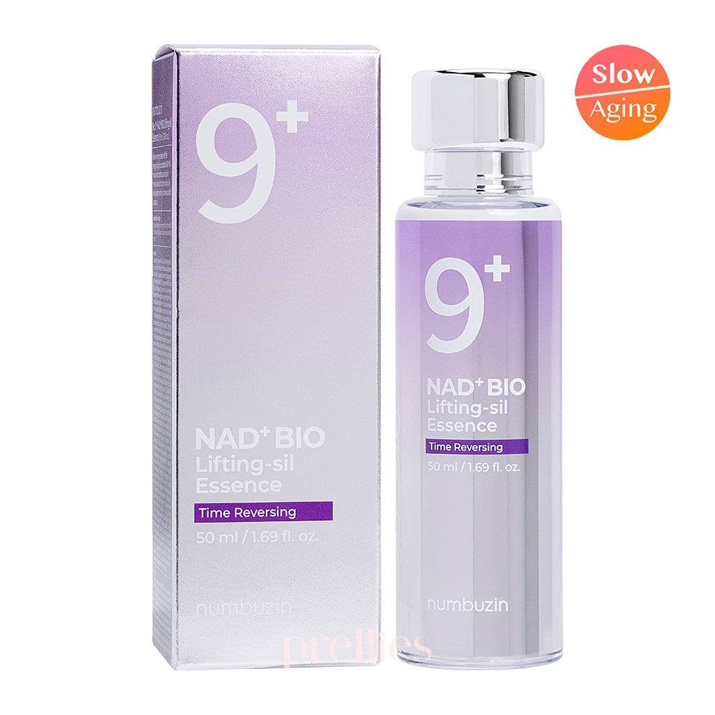 Numbuzin No.9 NAD Bio Lifting Silk Essence 50ml - Anti-Aging Face Serum for Wrinkles & Firming - Perfect for Night Skincare Routine & Daily Hydration