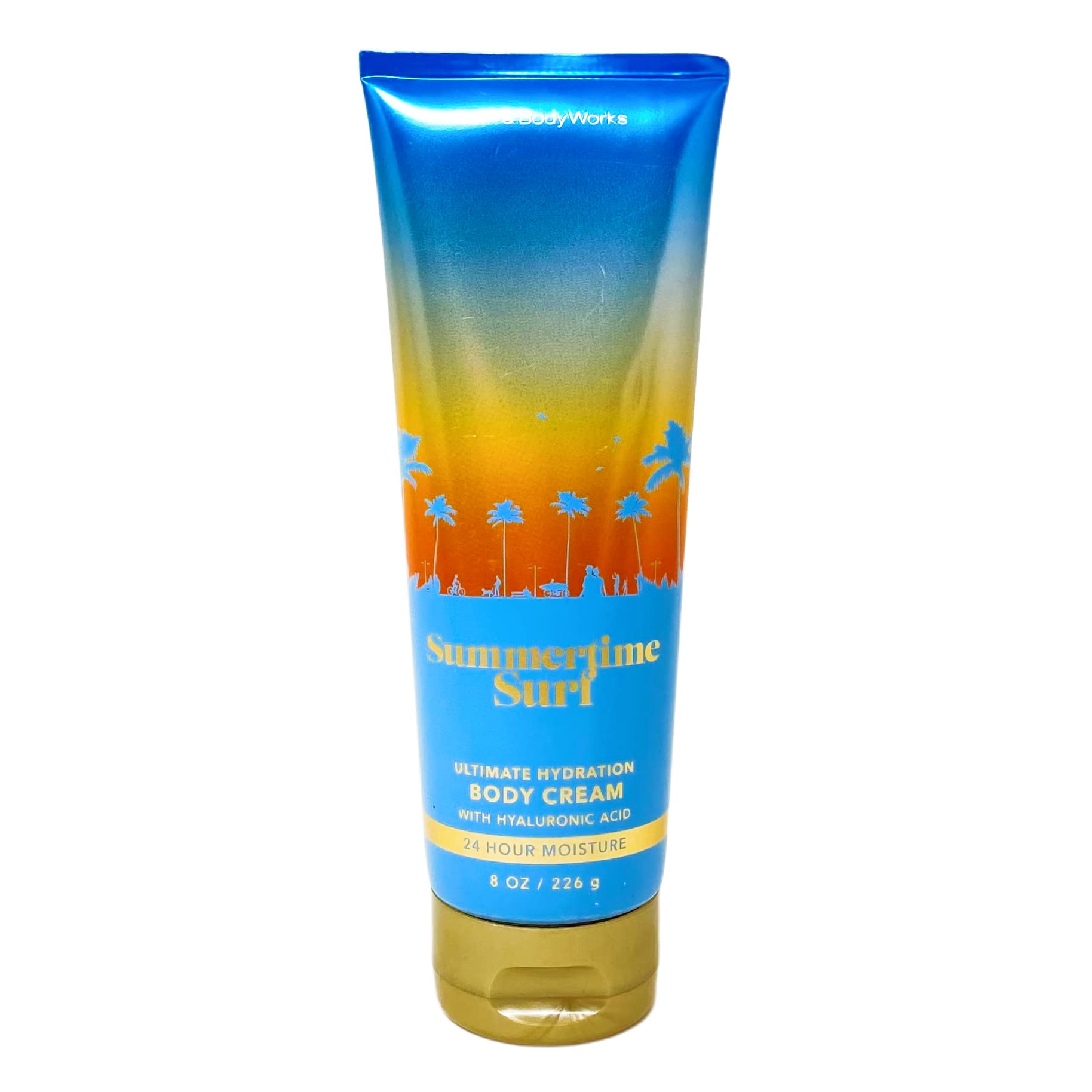 Bath & Body Works Summertime Surf 2-Piece Set - Fragrance Mist & Body Cream for Women | Summer Beach Vacation & Everyday Freshness