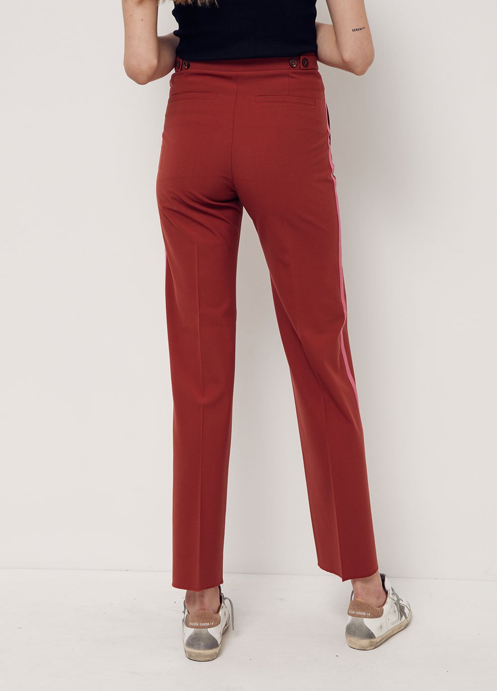 Amalia Women's Regular Flare Pants - High Waisted Stretchy Comfortable Trousers for Work, Office & Casual Outfits | Perfect for Business Attire, Date Night & Everyday Wear