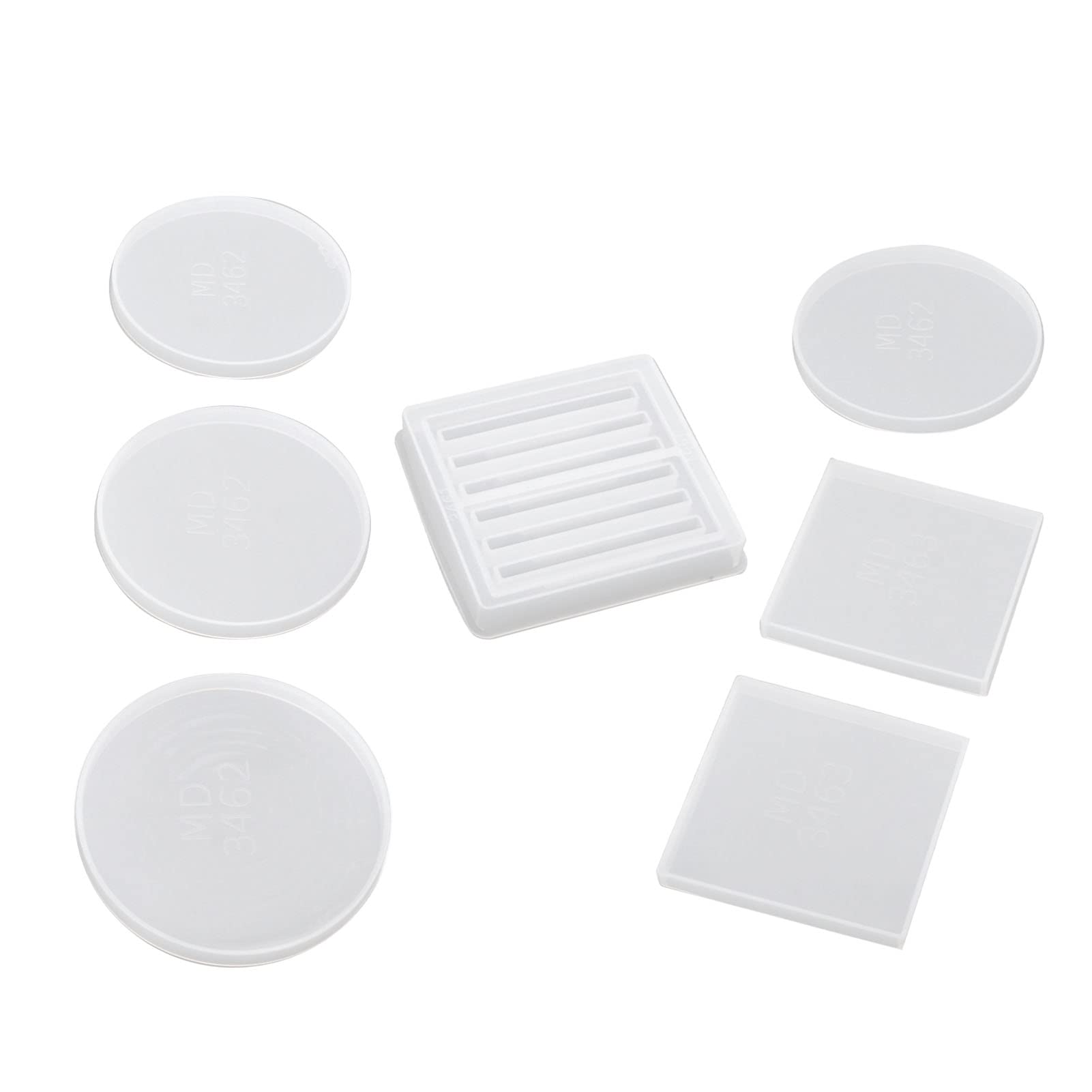 Jeanoko Silicone Resin Molds for DIY - Unique Design, Easy Demold, Reusable & Smooth Finish - Perfect for Making Coasters, Storage Brackets & Resin Art Projects