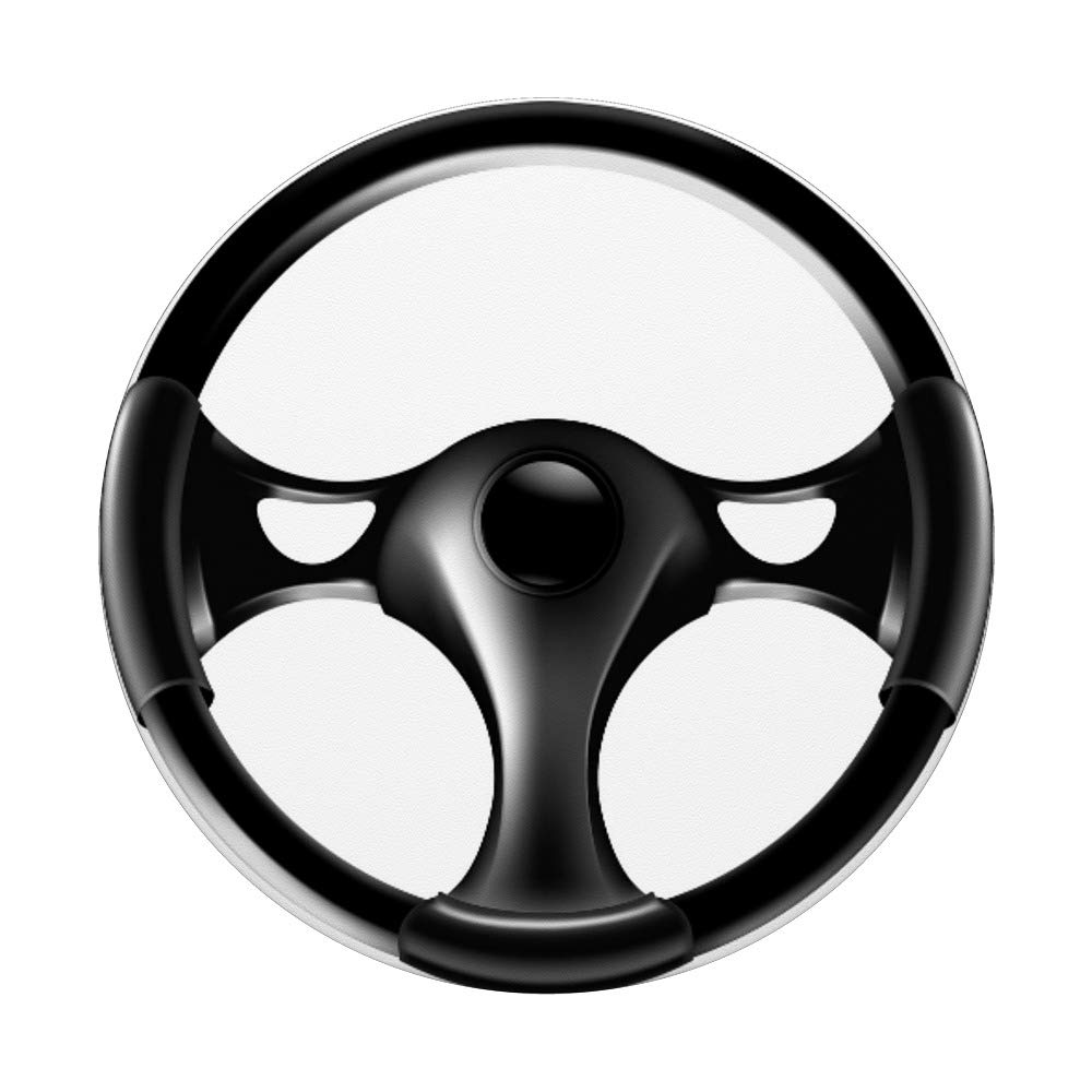 Best Graphic Steering Wheel Phone Grip Holder - Non-Slip Car Mount for Safe Driving & Hands-Free Navigation - Perfect for Road Trips, Commuting & Uber Drivers