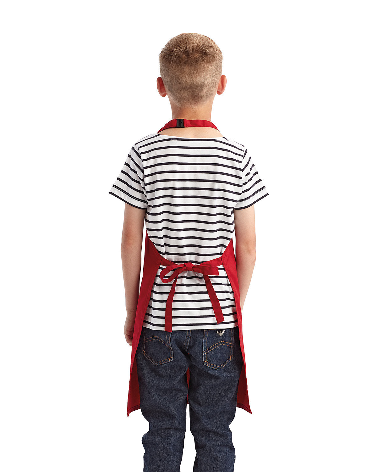 Reprime RP149 Youth Recycled Apron - Eco-Friendly Kitchen Apron for Kids, Cooking & Baking, Arts & Crafts, Gardening - Adjustable & Washable
