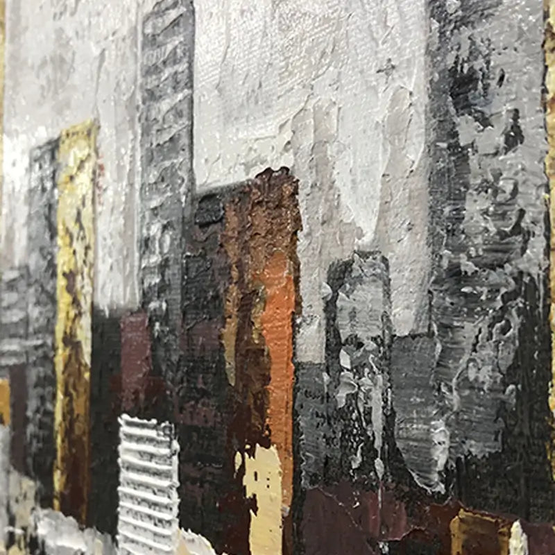 Urban Landscape Painting #UL 002 - Modern Wall Art for Home & Office Decor - Perfect for Living Room, Bedroom or Workspace