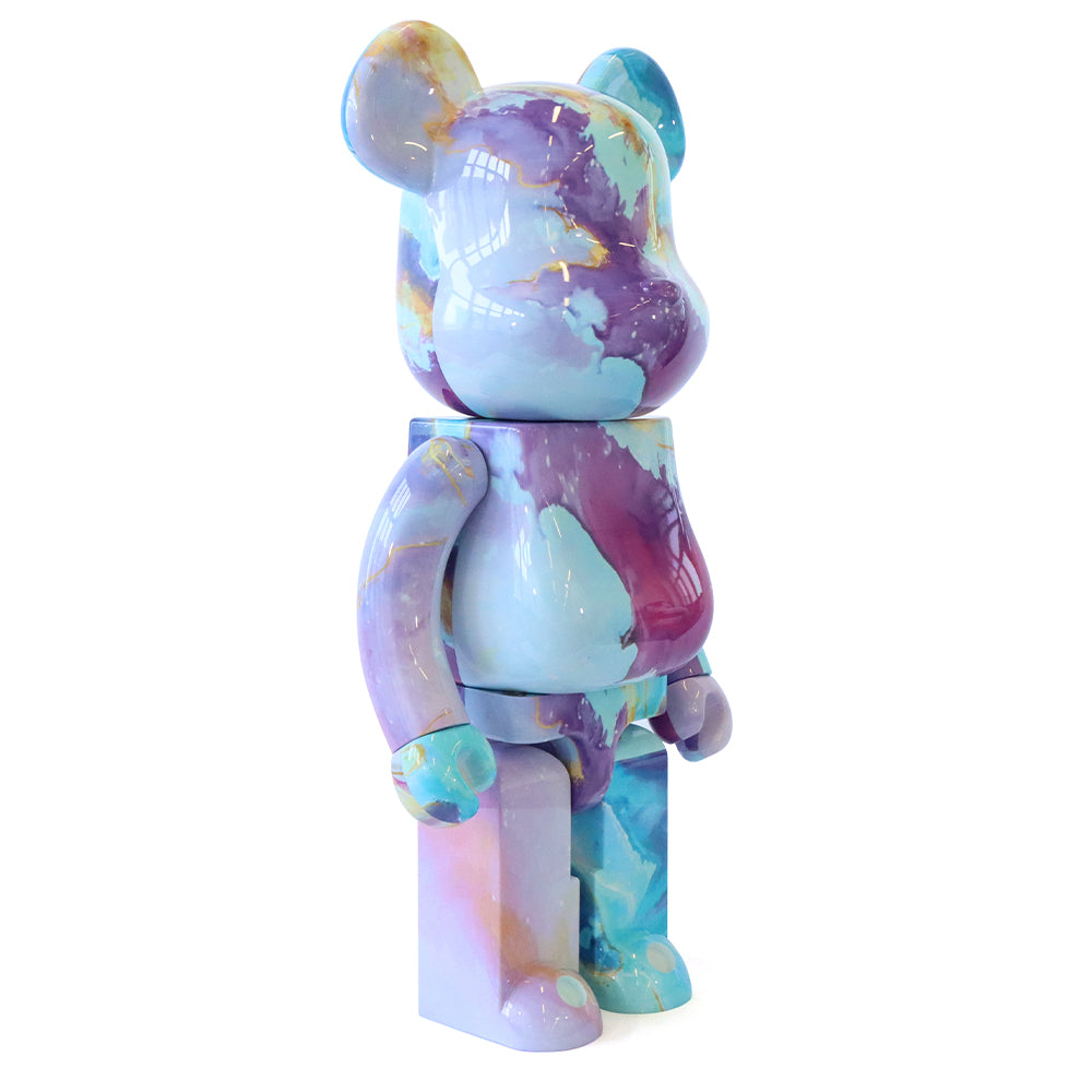1000% Bearbrick Marble Collectible Art Toy - Limited Edition Vinyl Figure for Display & Home Decor