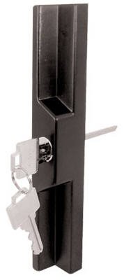 Black Aluminum Glass Door Exterior Pull Handle - Heavy Duty for Patio, Balcony & Entry Doors - 141860