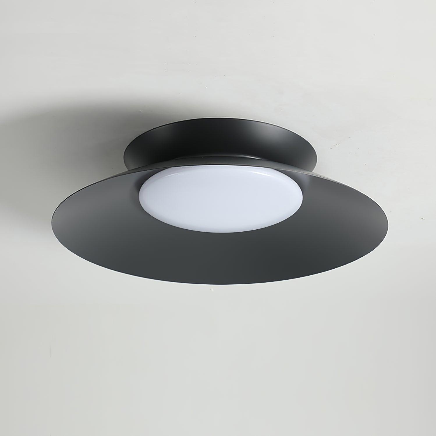 Modern Cetra Ceiling Light Fixture - Energy Efficient LED Flush Mount for Bedroom, Living Room & Kitchen - Dimmable Indoor Lighting for Home & Office
