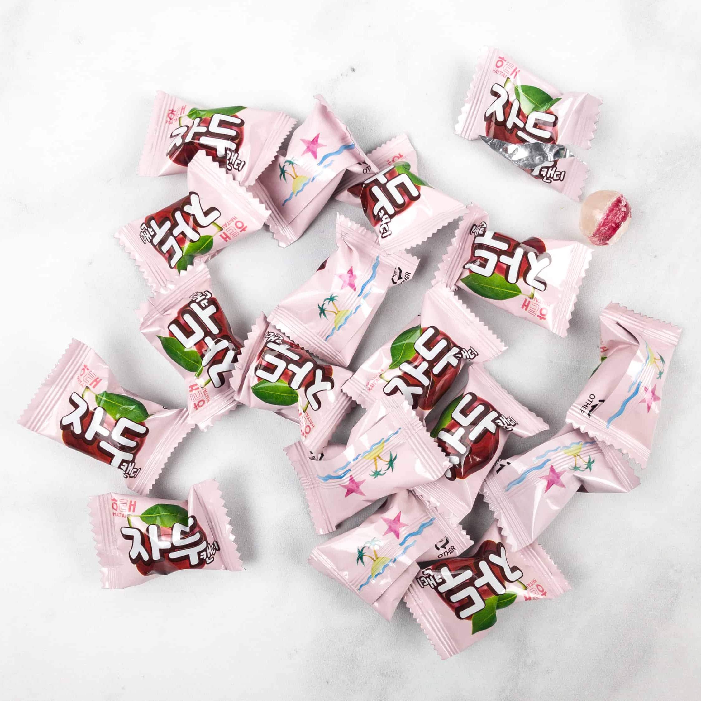 Korean Plum Candy 130g - Sweet & Tangy Hard Candy for Snacking