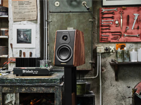 Sonus Faber Concertino G4 Premium Bookshelf Speakers - High-End Audio for Home Theater & Music Listening (In-Store Only)