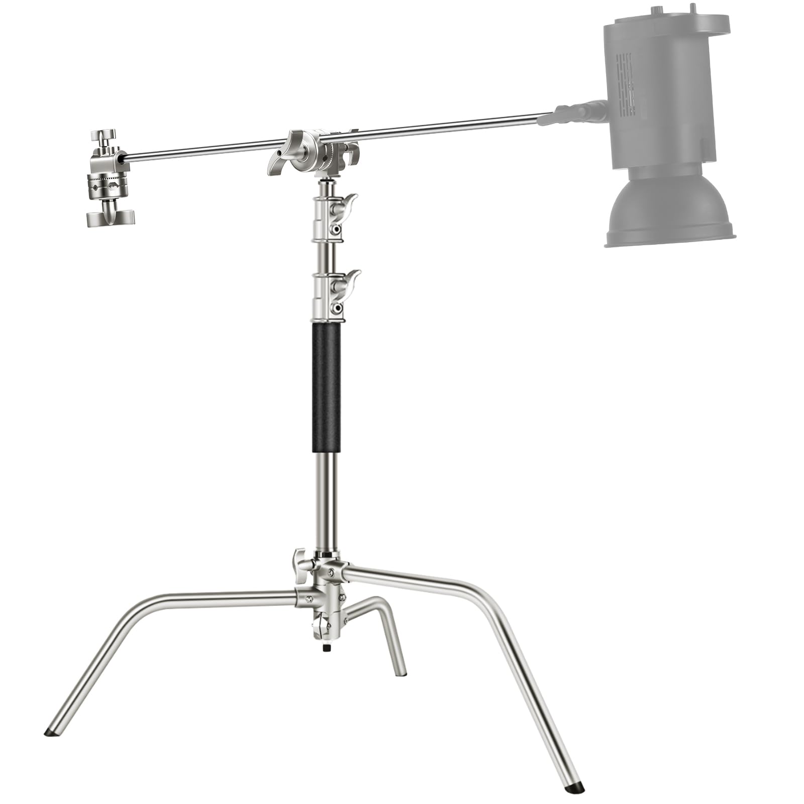 NEEWER Pro 100% Stainless Steel Heavy Duty C Stand with Boom Arm - 68