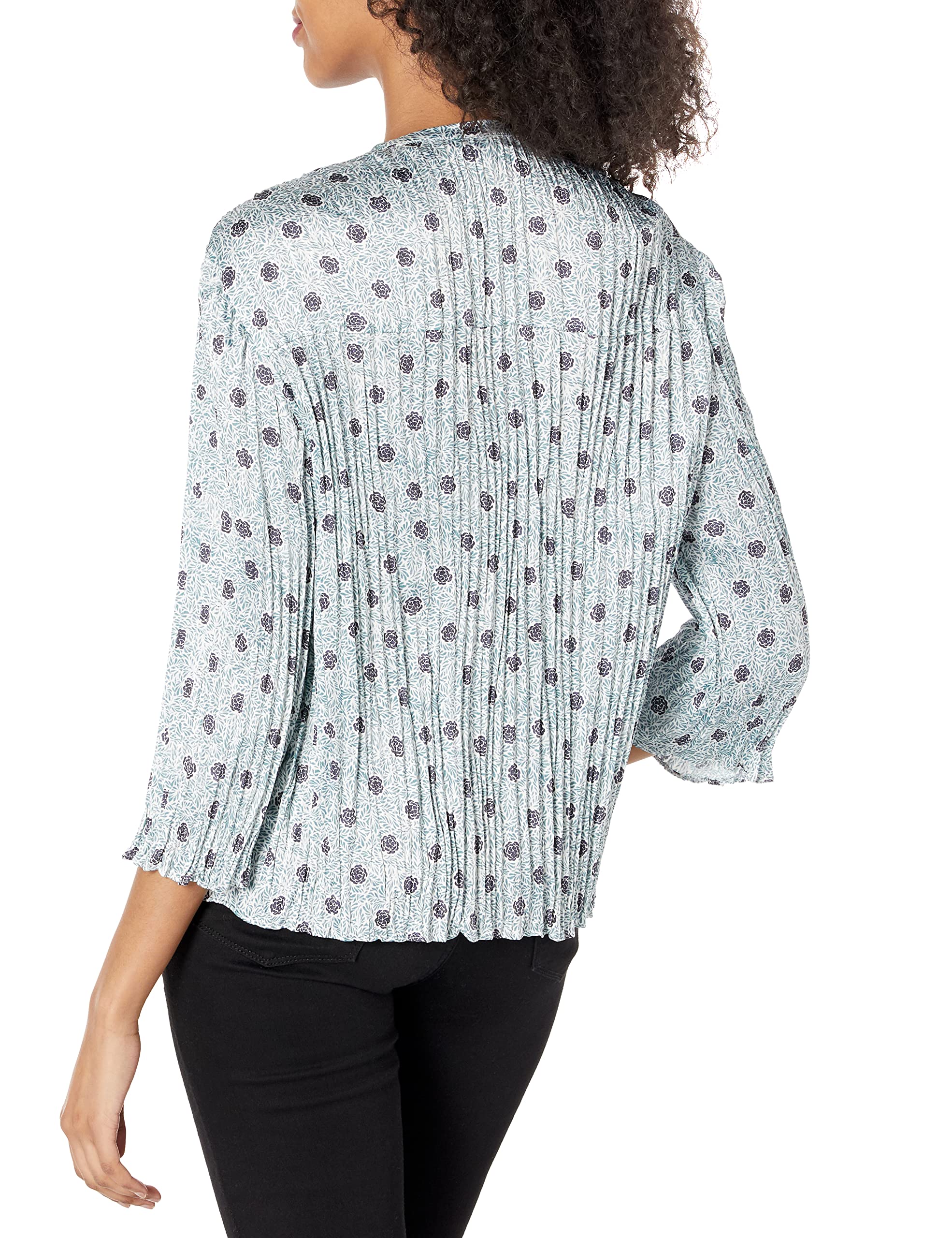 Vince Women's Camellia Long Sleeve Pleated Blouse - Elegant Office Wear & Casual Chic Top for Work & Social Events