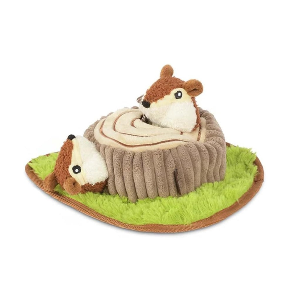 Forest Friends Chipmunks Plush Dog Toy - Soft & Cuddly Stuffed Animal for Kids, Perfect for Playtime, Gifts & Nursery Decor