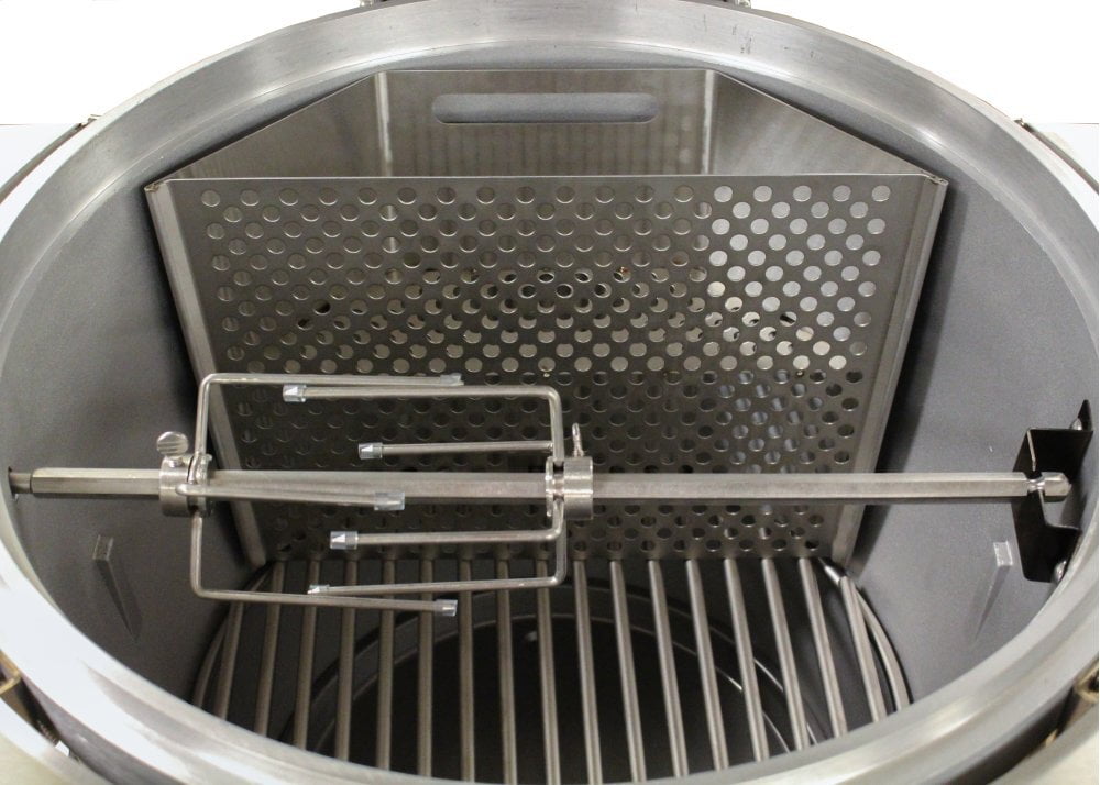 Blaze Grills BLZKMDOCBDRP Easy Light Indirect Cooking System with Moisture Enhancing Pan - Perfect for Backyard BBQs, Outdoor Grilling & Smoking Meats
