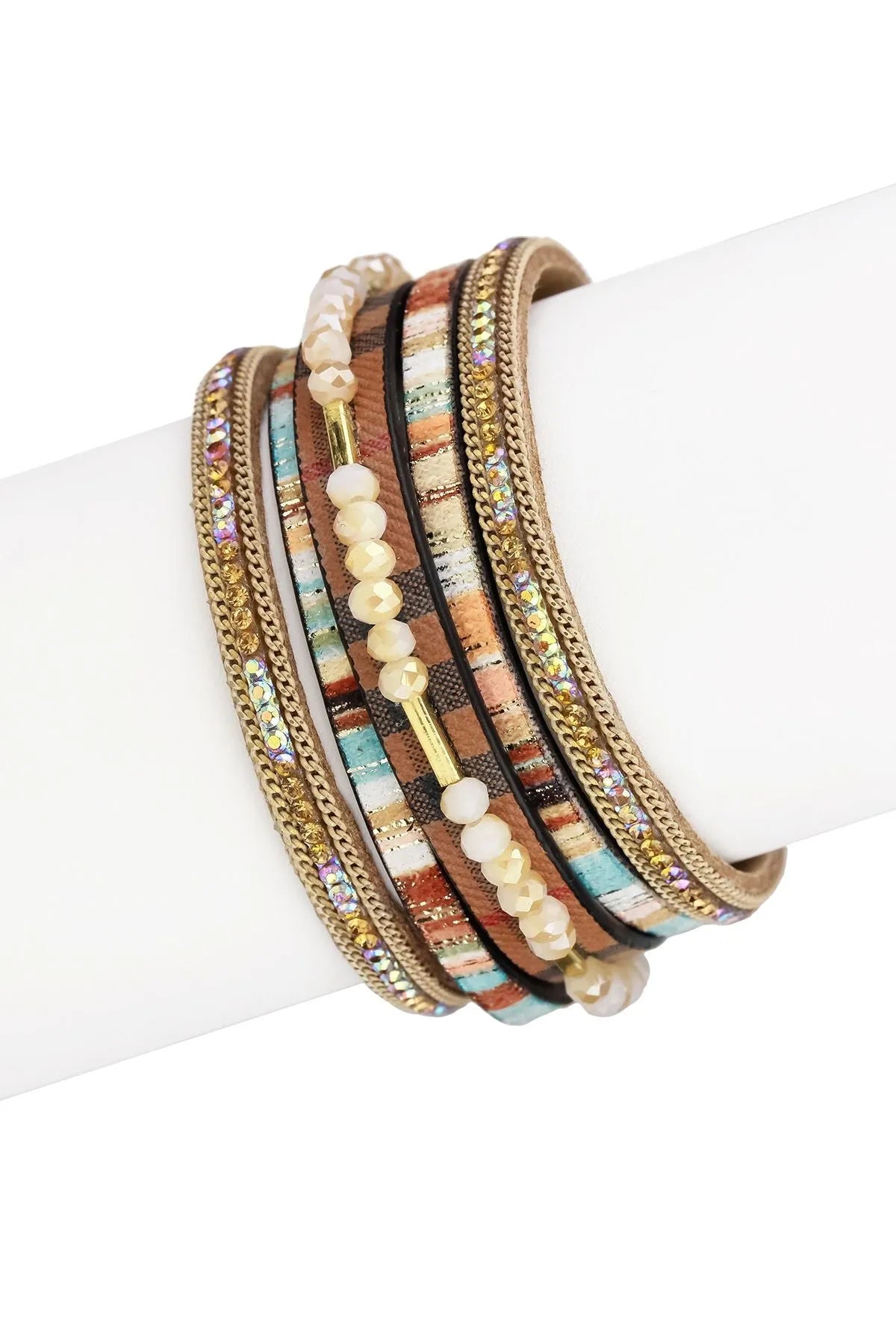 Cheerful Beaded Bracelet for Women - Handmade Boho Friendship Bracelets with Colorful Beads - Perfect for Gifts, Parties, and Everyday Wear