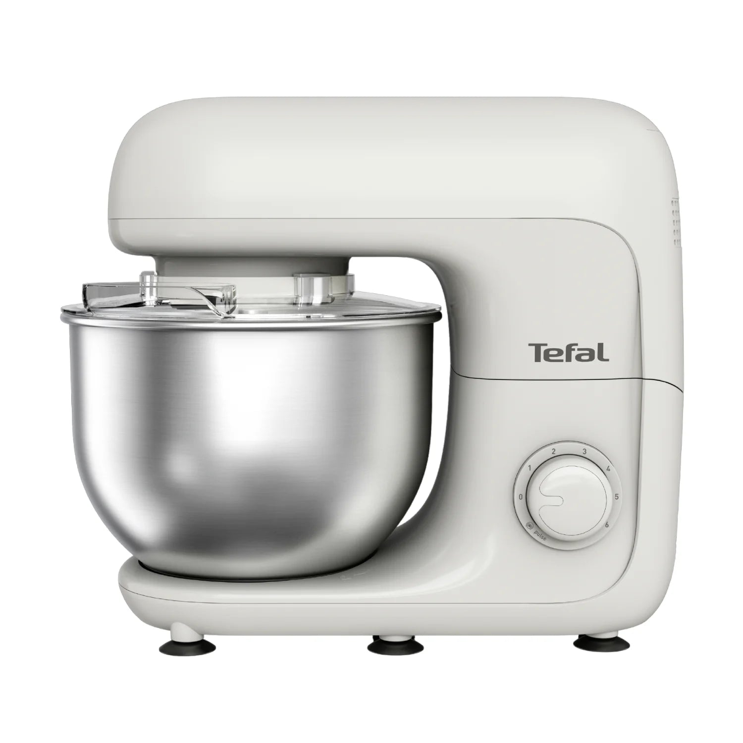 Tefal QB1601 Bake Essential Stand Mixer - 5-Quart White Electric Mixer for Baking, Dough, Cake & Cookies - Perfect for Home Kitchen & Professional Bakers