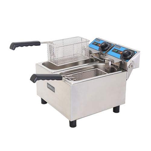 26 lb Electric Countertop Economy Fryer - Commercial Deep Fryer for Restaurants, Fast Food & Home Kitchen Use - Perfect for Frying Chicken, Fish, French Fries & More