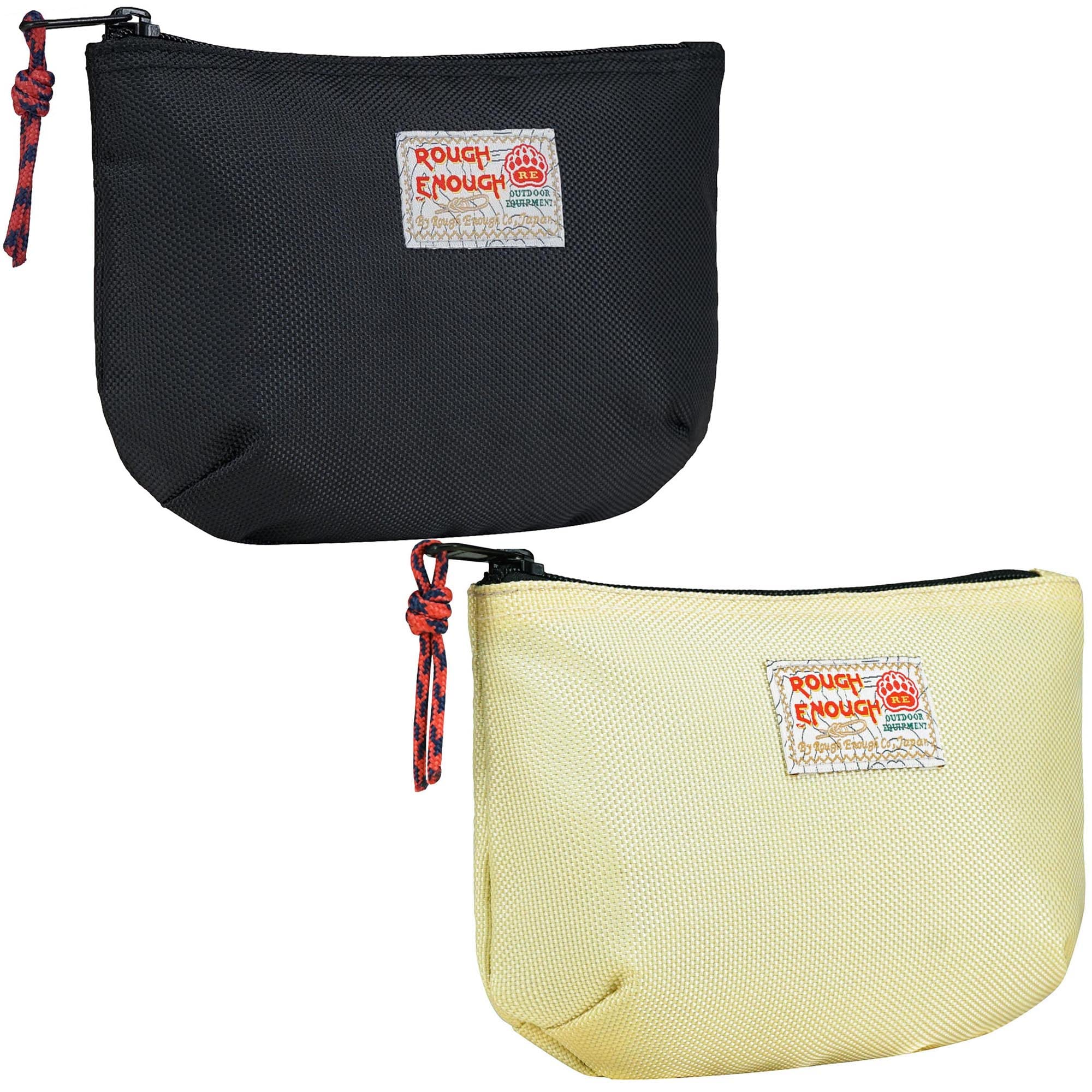 Rough Enough Travel Pouch - Small Makeup Bag & Cable Organizer Set for Women | Perfect for Purse, Gym, Travel & Daily Essentials Organization