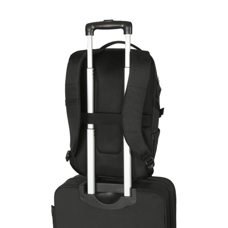 Targus Terra EcoSmart 15.6 Inch Laptop Backpack - Black | Sustainable Recycled Material | Perfect for Work, School & Travel