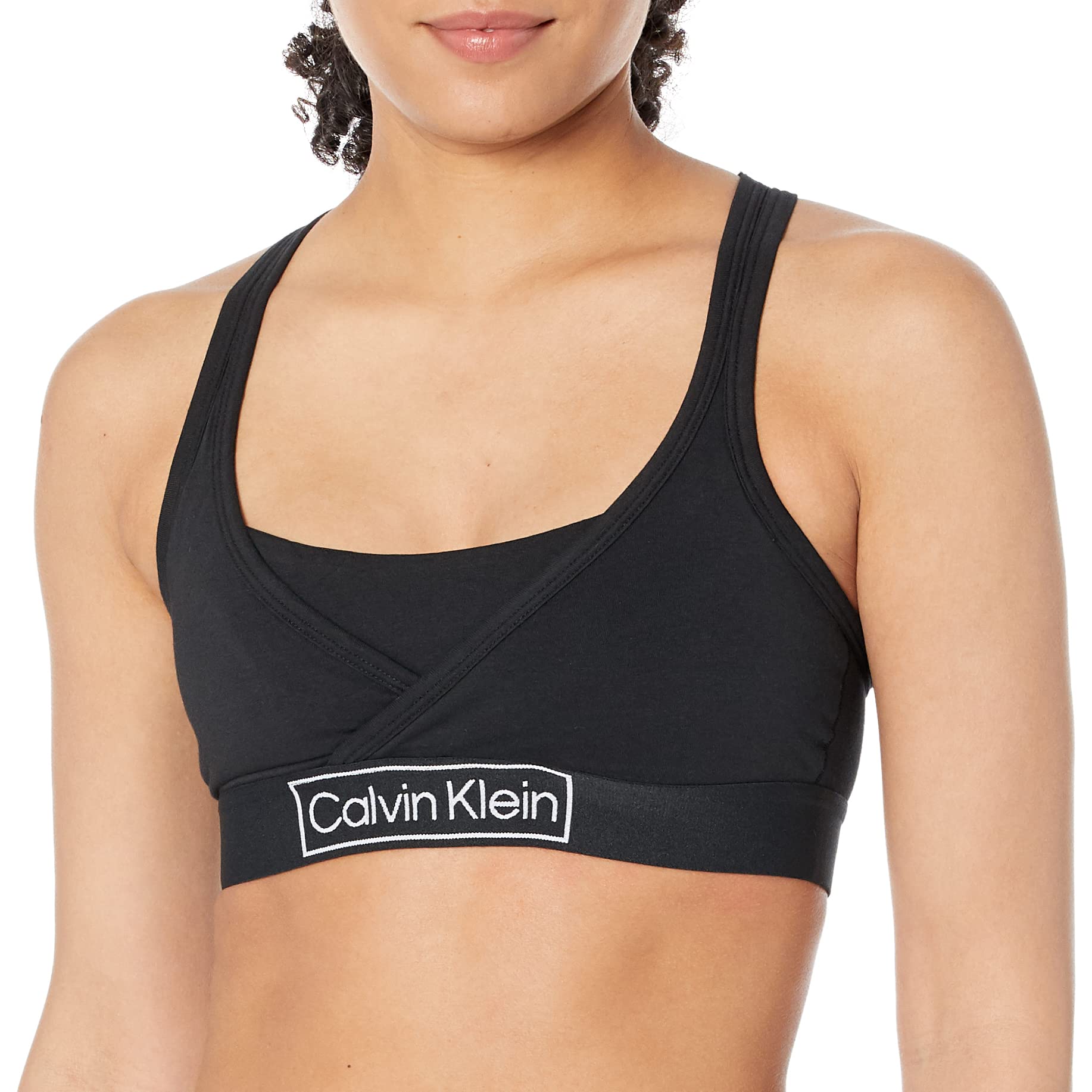 Calvin Klein Women's Reimagined Heritage Maternity Unlined Bralette - Comfortable Wireless Nursing Bra for Pregnancy & Breastfeeding - Perfect for Everyday Wear, Lounging and Maternity Photos