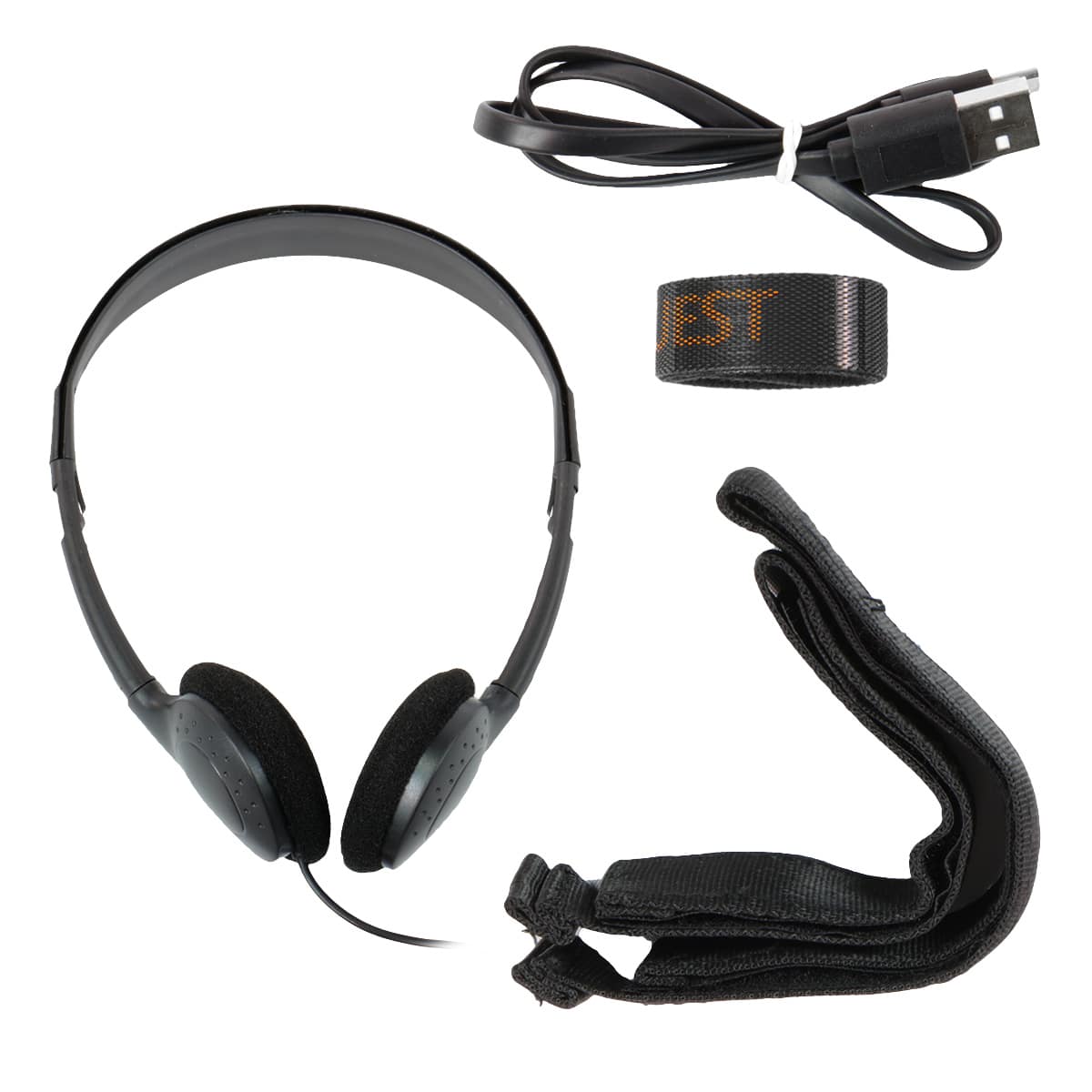 Quest Q40 Metal Detector Kit with 2 Search Coils, Headphones, Hat & Carrying Case - Open Box | Perfect for Treasure Hunting, Beach Combing & Outdoor Adventures