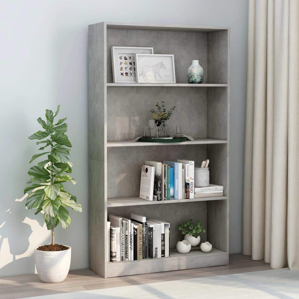 4-Tier Bookcase Standing Storage Shelf - 31.5