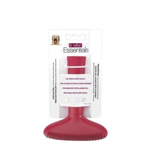 Premium Dog Undercoat Rake - Le Salon Essentials Grooming Tool for Shedding & Detangling - Perfect for Double-Coated Breeds at Home or Professional Grooming Salons