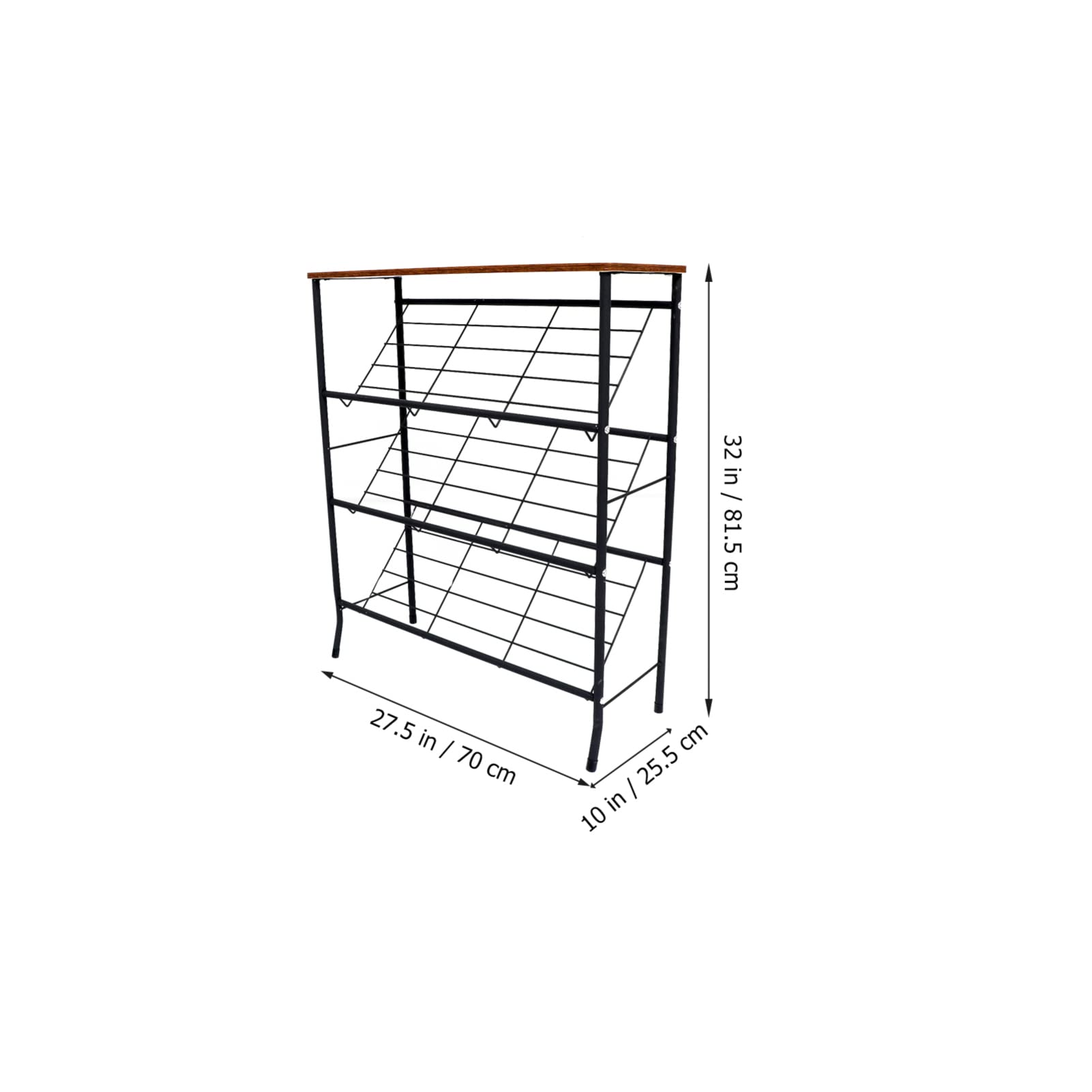 FOMIYES 1-Piece Shoe Rack - Entryway Shoe Storage Organizer with Simple Style, Shoe Shelf & Display Rack for Home Organization - Perfect for Small Spaces, Closet, Bedroom & Entryway Storage