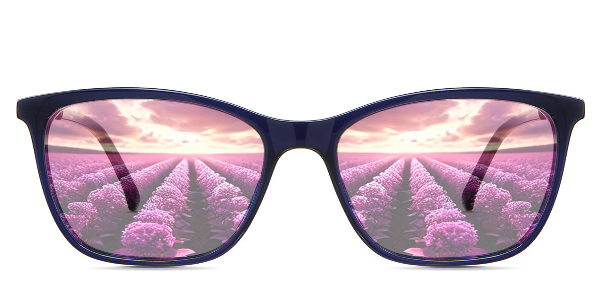 Elle Women's Prescription Tinted Glasses - Stylish & UV Protection for Everyday Wear, Reading, and Outdoor Activities