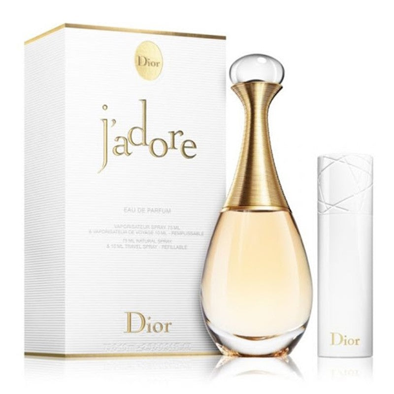 Christian Dior Jadore Eau de Parfum Travel Set - 100ML Spray + 10ML Refillable Perfume for Women | Luxury Fragrance Gift for Travel, Date Night & Special Occasions