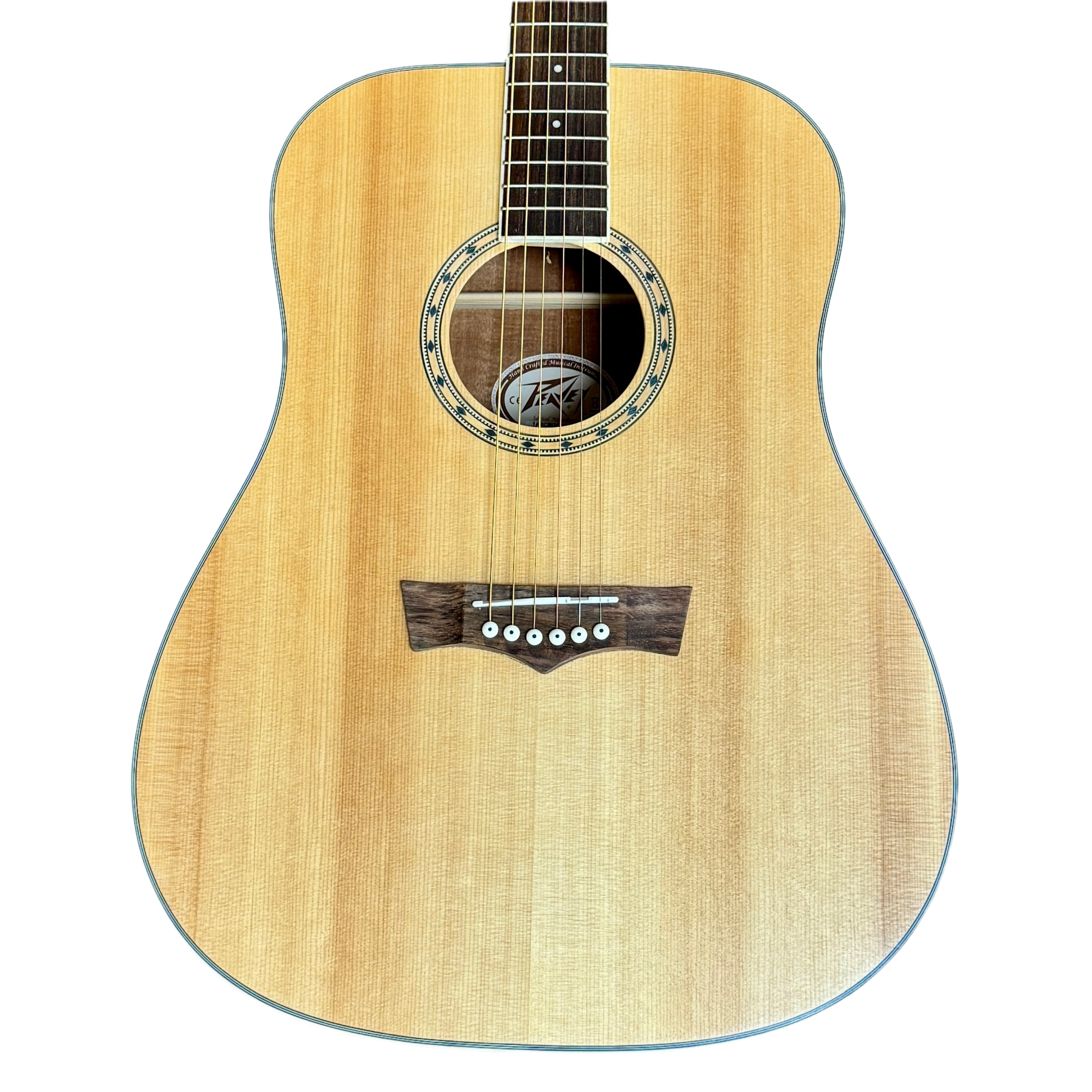 Peavey DW 2 Acoustic Guitar - Professional Grade Wooden Guitar for Beginners & Intermediate Players | Perfect for Live Performances, Studio Recording & Home Practice