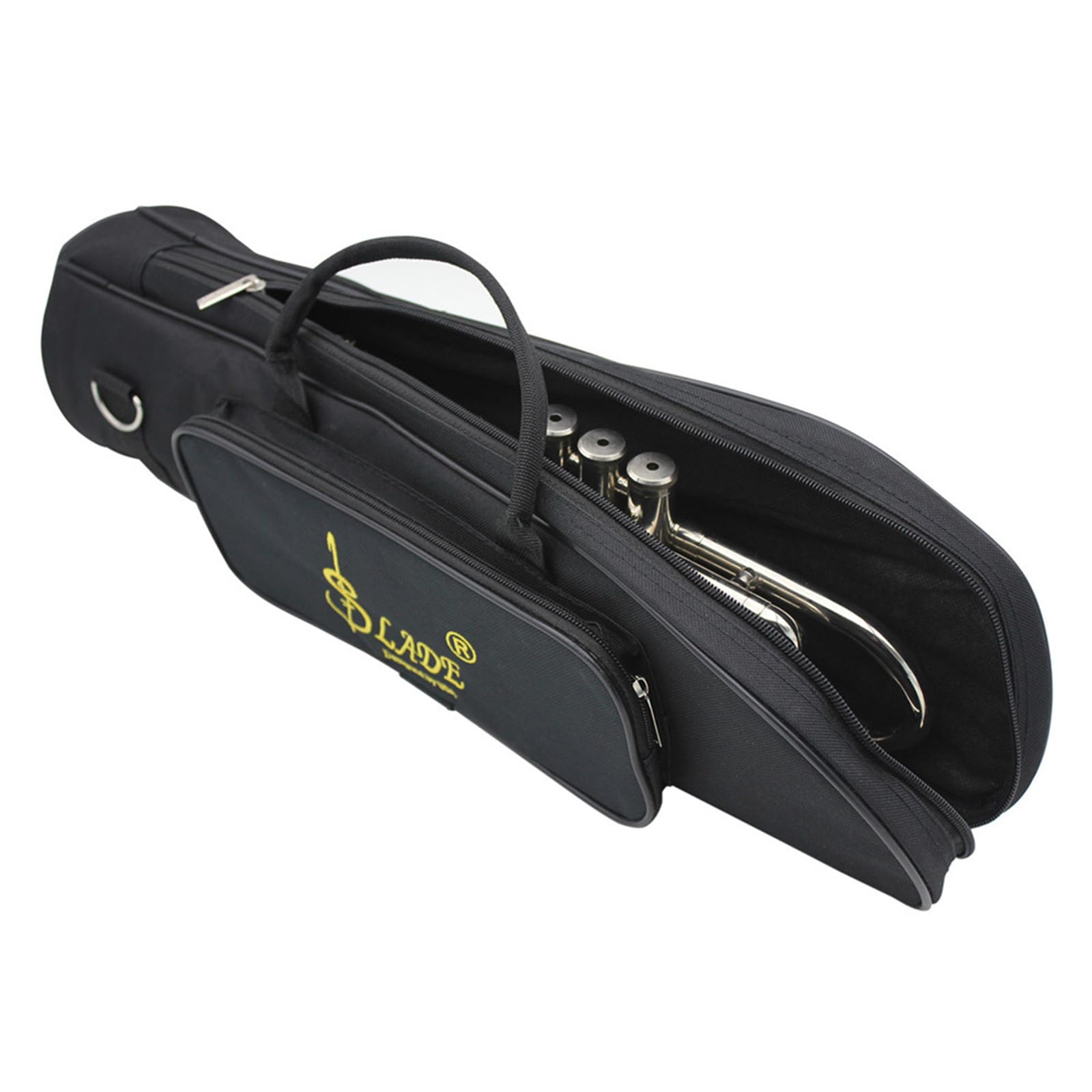 Waterproof Trumpet Carrying Case with Padded Protection & Adjustable Shoulder Straps - Durable Musical Instrument Storage Bag for School, Band Practice & Travel Accessories