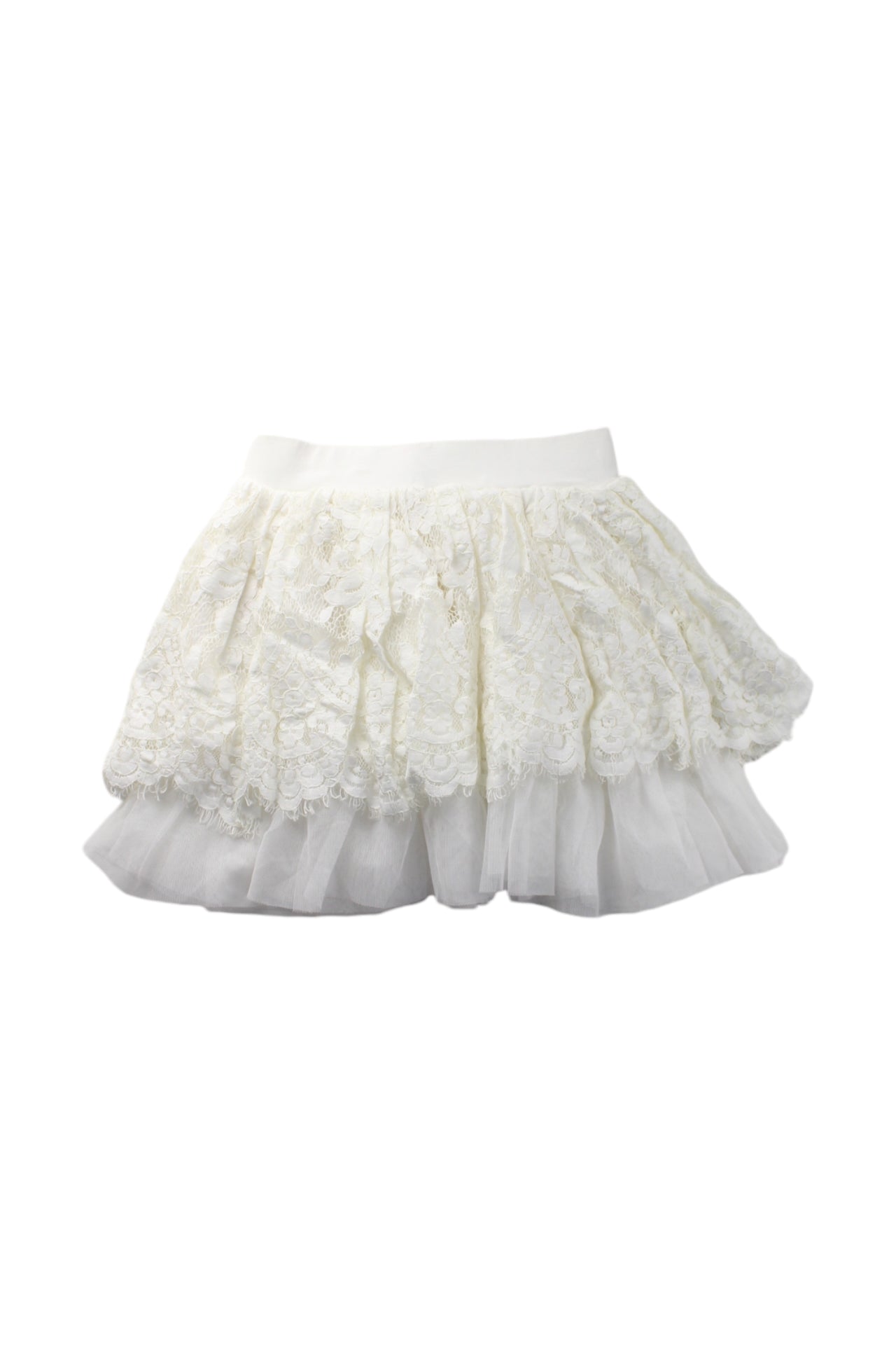 Angel's Face Girls Tulle Lace Skirt for Ages 6-7 Years - Perfect for Birthday Parties, Pageants & Special Occasions